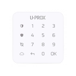 U-Prox - Keypad G1 White - Miniature keyboard with touch surface for one group